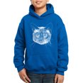 thumbnail image 1 of Boy's Word Art Hooded Sweatshirt - Siamese Cat, 1 of 2
