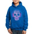 thumbnail image 1 of Boy's Word Art Hooded Sweatshirt - Styles of EDM Music, 1 of 2