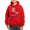 thumbnail image 1 of Boy's Word Art Hooded Sweatshirt - Support our Troops, 1 of 2