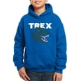 thumbnail image 1 of Boy's Word Art Hooded Sweatshirt - T-Rex Head, 1 of 2