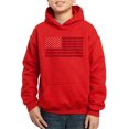 thumbnail image 1 of Boy's Word Art Hooded Sweatshirt - USA Flag, 1 of 2