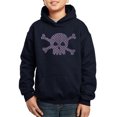 thumbnail image 1 of Boy's Word Art Hooded Sweatshirt - XOXO Skull, 1 of 2