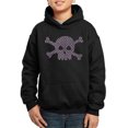 thumbnail image 1 of Boy's Word Art Hooded Sweatshirt - XOXO Skull, 1 of 2