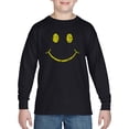 thumbnail image 1 of Boy's Word Art Long Sleeve - Be Happy Smiley Face, 1 of 2