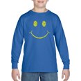 thumbnail image 1 of Boy's Word Art Long Sleeve - Be Happy Smiley Face, 1 of 2