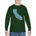 thumbnail image 1 of Boy's Word Art Long Sleeve - California Hearts, 1 of 2