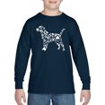 thumbnail image 1 of Boy's Word Art Long Sleeve - Dog Paw Prints, 1 of 2