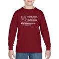 thumbnail image 1 of Boy's Word Art Long Sleeve - Glory Hallelujah Flag, 1 of 2