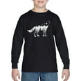 thumbnail image 1 of Boy's Word Art Long Sleeve - Howling Wolf, 1 of 2