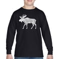 thumbnail image 1 of Boy's Word Art Long Sleeve - Moose, 1 of 2