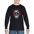 thumbnail image 1 of Boy's Word Art Long Sleeve - Music Notes Skull, 1 of 2