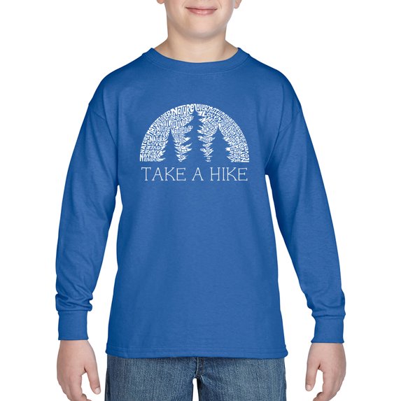 Boy's Word Art Long Sleeve - Nature Lover