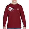 thumbnail image 1 of Boy's Word Art Long Sleeve - Peace Love Country, 1 of 2