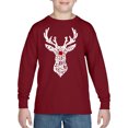 thumbnail image 1 of Boy's Word Art Long Sleeve - Santa's Reindeer, 1 of 2