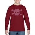 thumbnail image 1 of Boy's Word Art Long Sleeve - XOXO Skull, 1 of 2