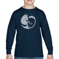 thumbnail image 1 of Boy's Word Art Long Sleeve - Yin Yang Cat, 1 of 2