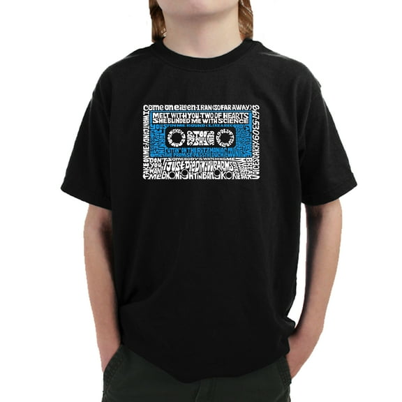 Boy's Word Art T-shirt - 80s One Hit Wonders