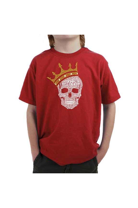 Boy's Word Art T-shirt - Brooklyn Crown