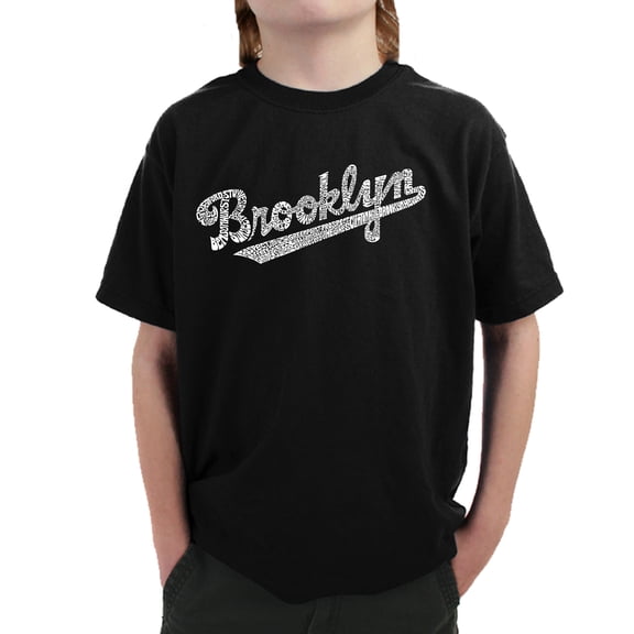 Boy's Word Art T-shirt - Brooklyn Neighborhoods