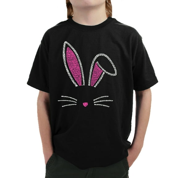 Boy's Word Art T-shirt - Bunny Ears