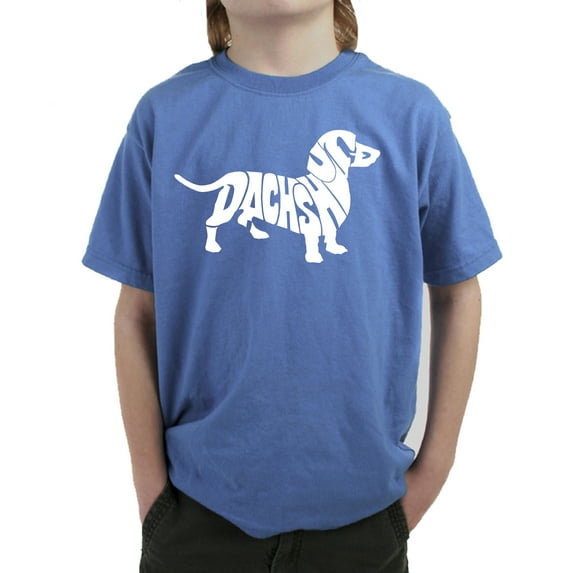 Boy's Word Art T-shirt - Dachshund