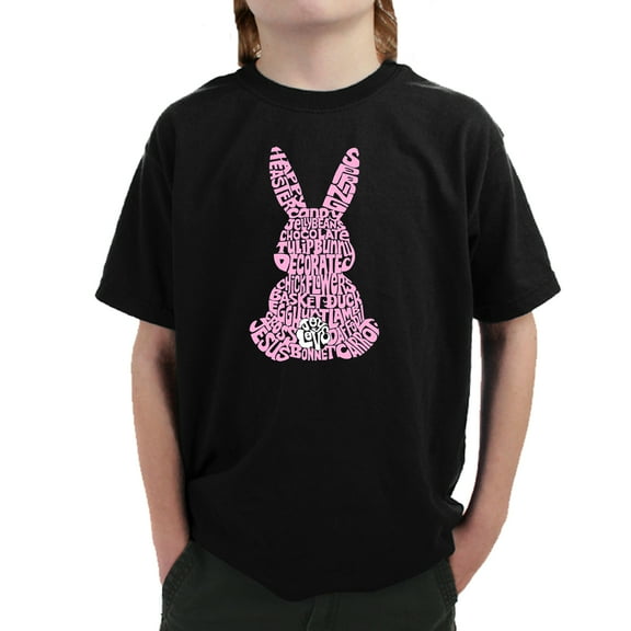 Boy's Word Art T-shirt - Easter Bunny