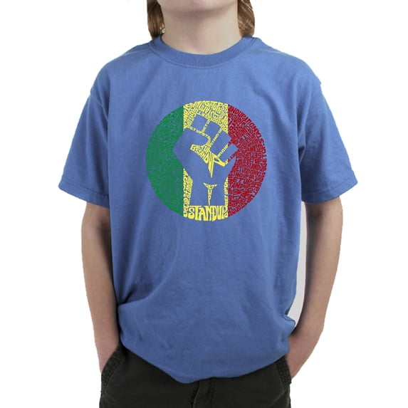 Boy's Word Art T-shirt - Get Up Stand Up