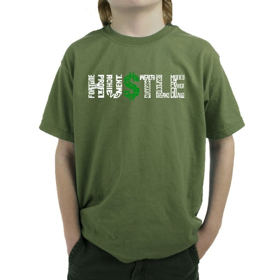 Boy's Word Art T-shirt - Hustle