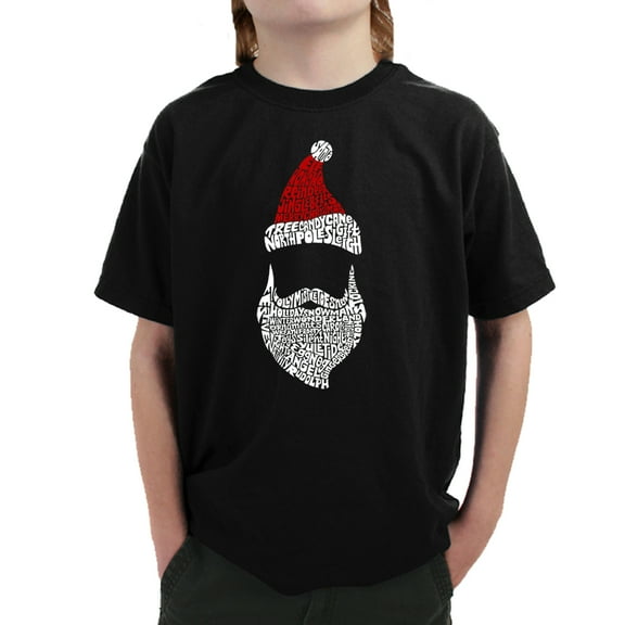 Boy's Word Art T-shirt - Santa Claus