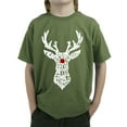 thumbnail image 1 of Boy's Word Art T-shirt - Santa's Reindeer, 1 of 2