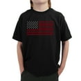 thumbnail image 1 of Boy's Word Art T-shirt - USA Flag, 1 of 2