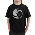 thumbnail image 1 of Boy's Word Art T-shirt - Yin Yang Cat, 1 of 2