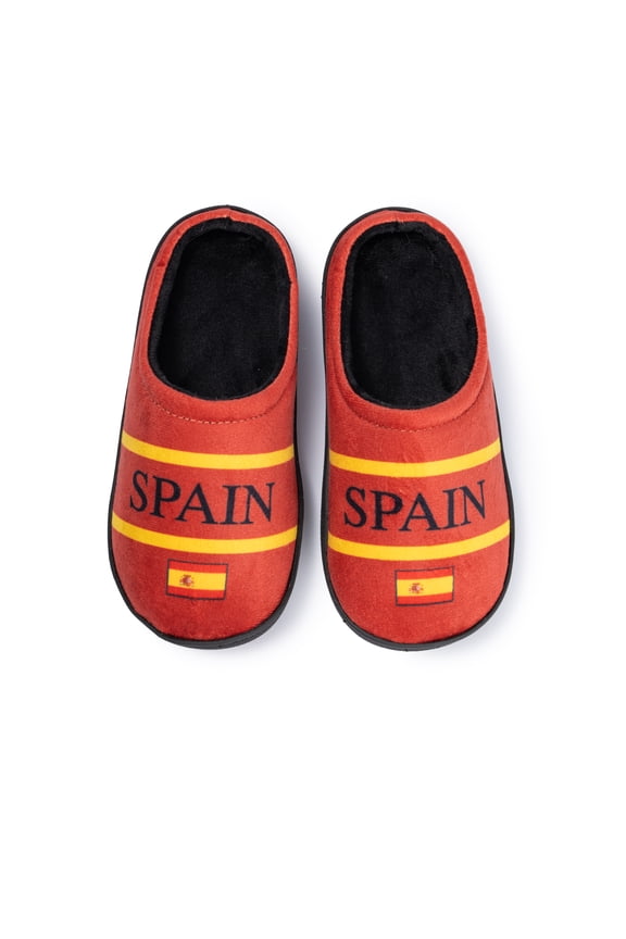 Boy's Soccer Fan Slippers – Brazil, USA, Spain, Argentina & Mexico