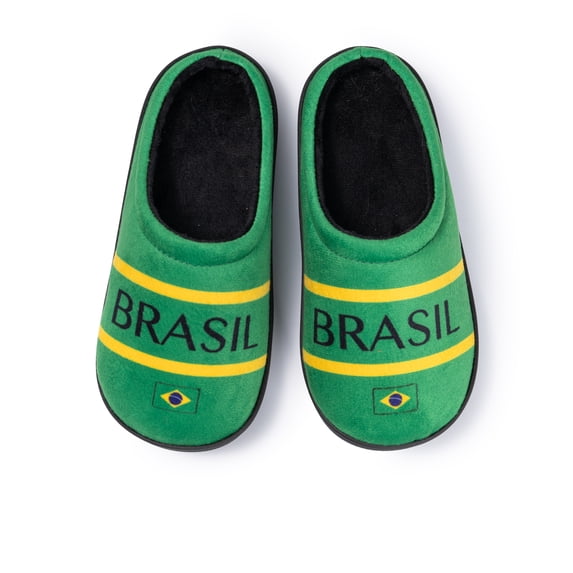 Boy's Soccer Fan Slippers – Brazil, USA, Spain, Argentina & Mexico