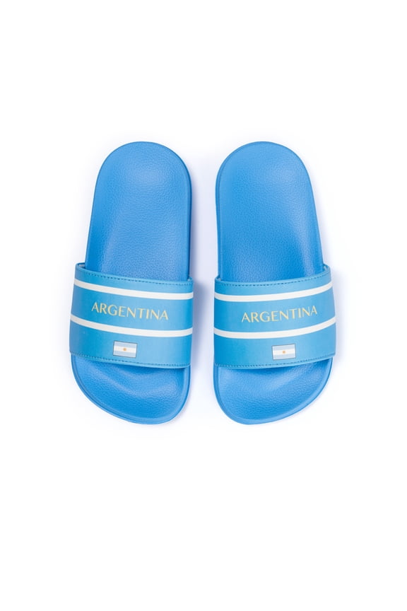 Boy's Soccer Fan Slides – Brazil, USA, Spain, Argentina & Mexico