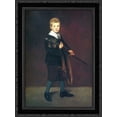 thumbnail image 1 of Boy with a sword 20x24 Black Ornate Wood Framed Canvas Art by Manet, Edouard, 1 of 2