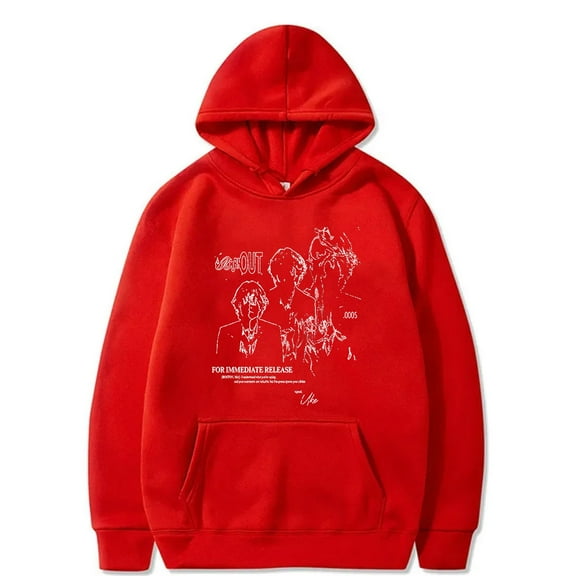 BoyWithUke Burnout Hoodies 2025 Tour Merch Pullovers Cosplay Women Men Fashion Hooded Sweatshirts