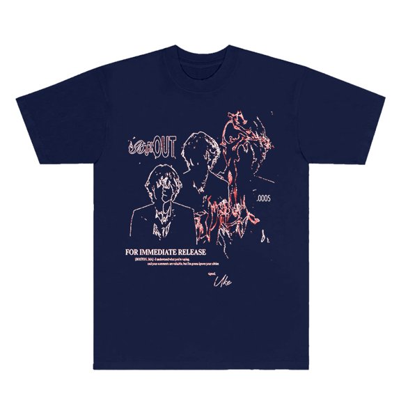 BoyWithUke Burnout T-Shirts 2025 Tour Merch Tee Cosplay Women Men Fashion Short Sleeve Top