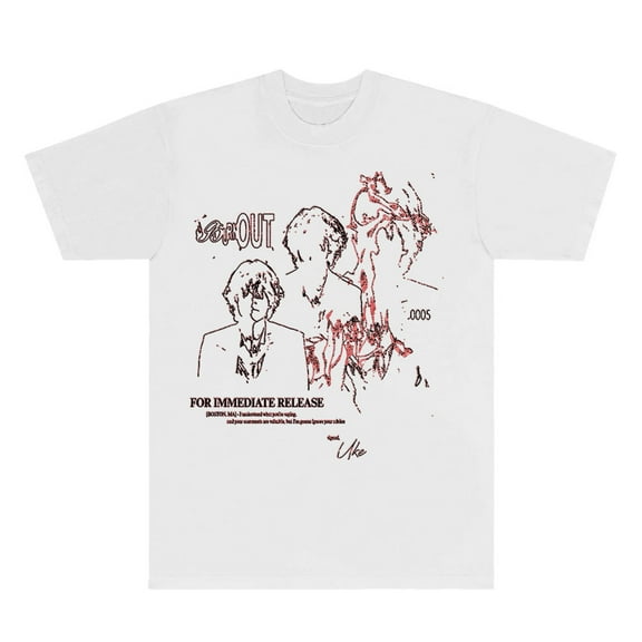 BoyWithUke Burnout T-Shirts 2025 Tour Merch Tee Cosplay Women Men Fashion Short Sleeve Top