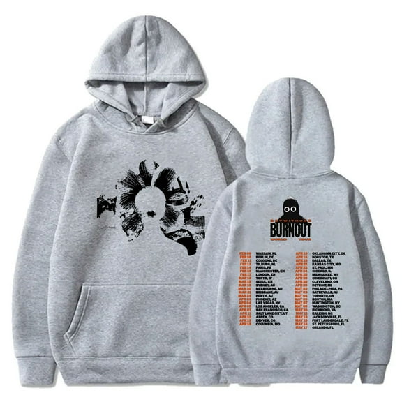 BoyWithUke Burnout Tour Hoodies Streetwear Pullovers Women Men Fashion Long Sleeve Sweatshirts