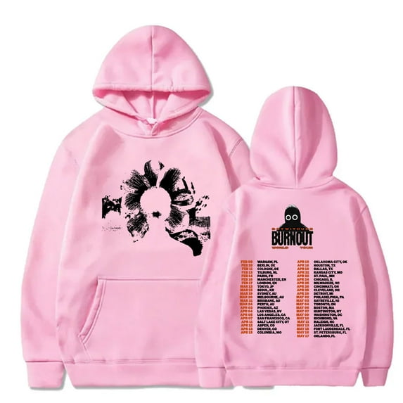 BoyWithUke Burnout Tour Hoodies Streetwear Pullovers Women Men Fashion Long Sleeve Sweatshirts