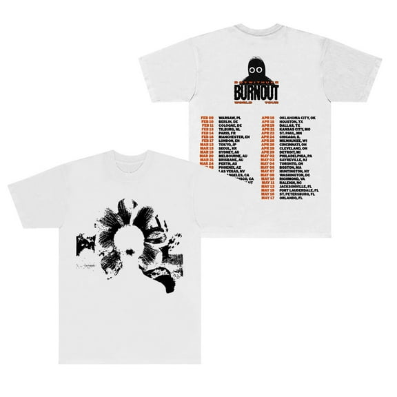 BoyWithUke Burnout Tour T-Shirts Streetwear Tee Cosplay Women Men Fashion Crewneck Short Sleeve