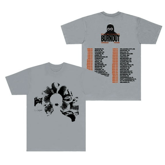 BoyWithUke Burnout Tour T-Shirts Streetwear Tee Cosplay Women Men Fashion Crewneck Short Sleeve