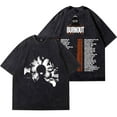 thumbnail image 1 of BoyWithUke Burnout Tour Vintage Wash T-Shirts Streetwear Tops Women Men Cotton Short Sleeve Tee, 1 of 6