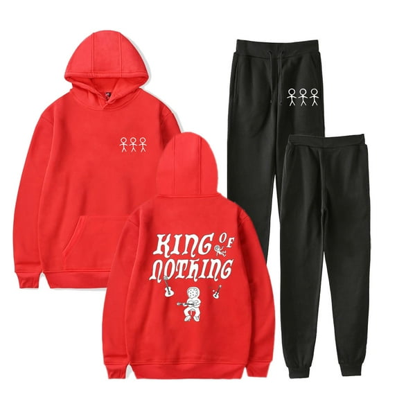 BoyWithUke King of Nothing Logo Merch Hoodies Jogger Pants Cosplay Women Men Fashion Sweatshirts