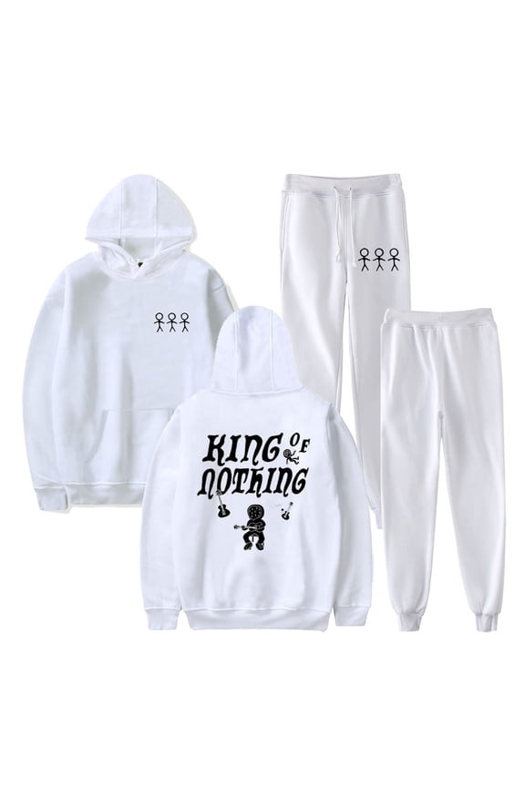 BoyWithUke King of Nothing Logo Merch Hoodies Jogger Pants Cosplay Women Men Fashion Sweatshirts