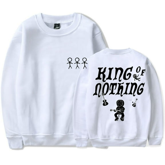 BoyWithUke King of Nothing Logo Merch Long Sleeve T-Shirts Cosplay Women Men Fashion Sweatshirts