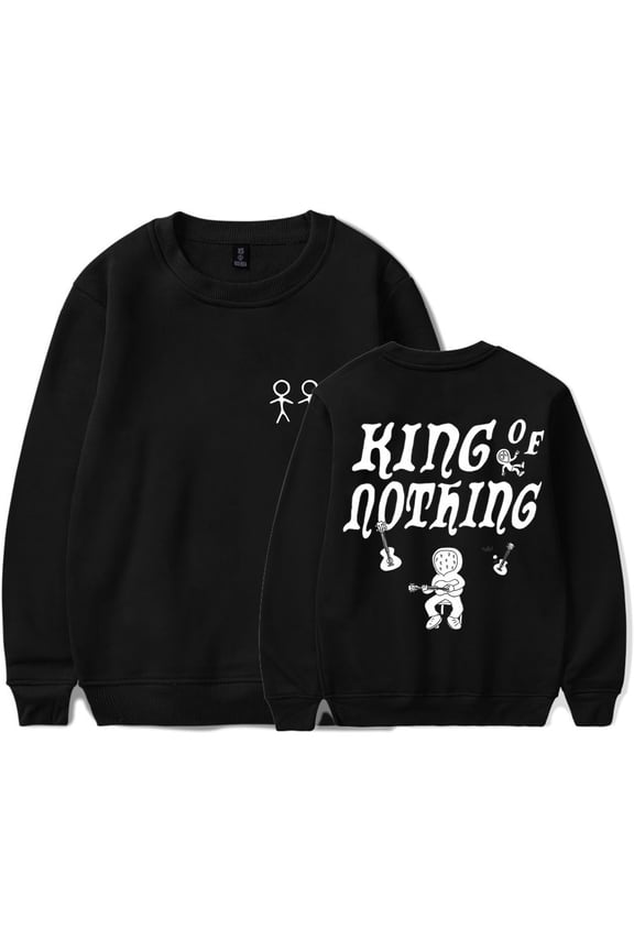 BoyWithUke King of Nothing Logo Merch Long Sleeve T-Shirts Cosplay Women Men Fashion Sweatshirts