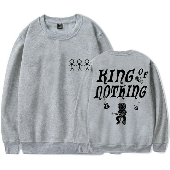 BoyWithUke King of Nothing Logo Merch Long Sleeve T-Shirts Cosplay Women Men Fashion Sweatshirts