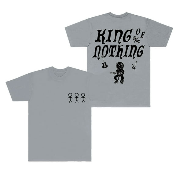 BoyWithUke King of Nothing Logo T-Shirts Burnout World Tour Merch Tee Women Men Fashion Short Sleeve